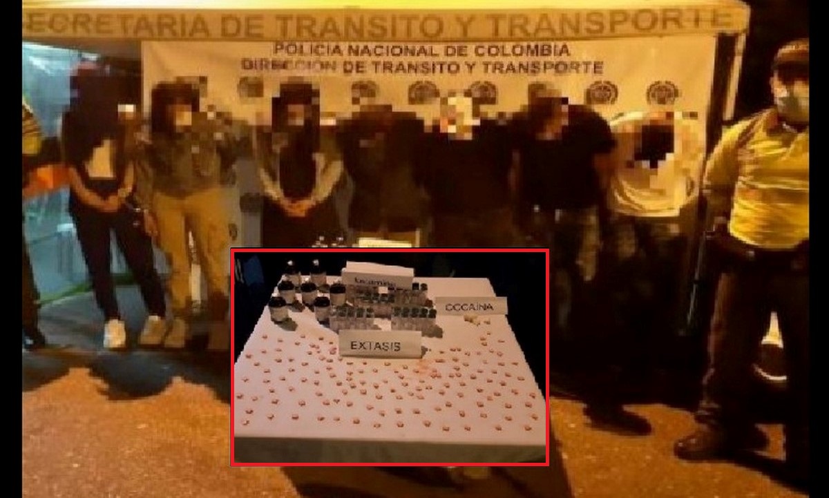 Iban en un carro con 135 pastillas de éxtasis y 57 frascos de ketamina pero los cogieron 1 Capturados por llevar en un carro éxtasis y ketamina