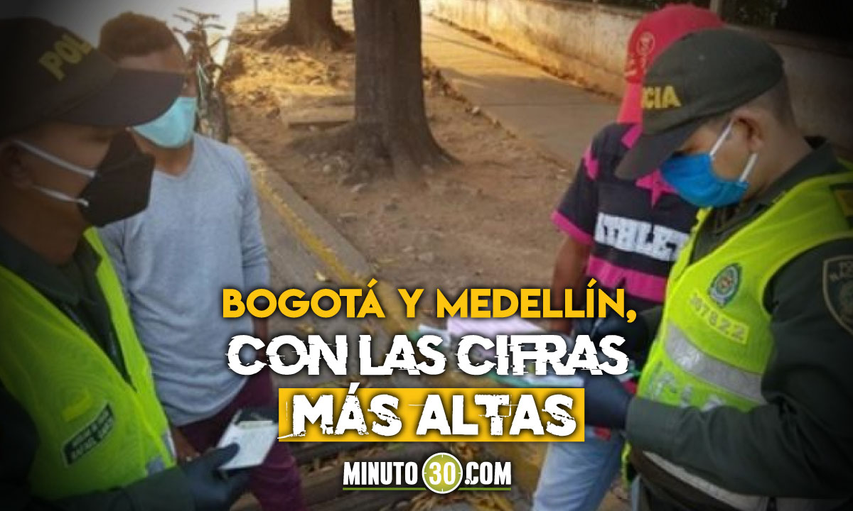 ¡Muy desjuiciados! Más de 2 millones 500 mil comparendos en Colombia durante la pandemia 1 Más de 2 millones 500 mil comparendos en Colombia durante la pandemia