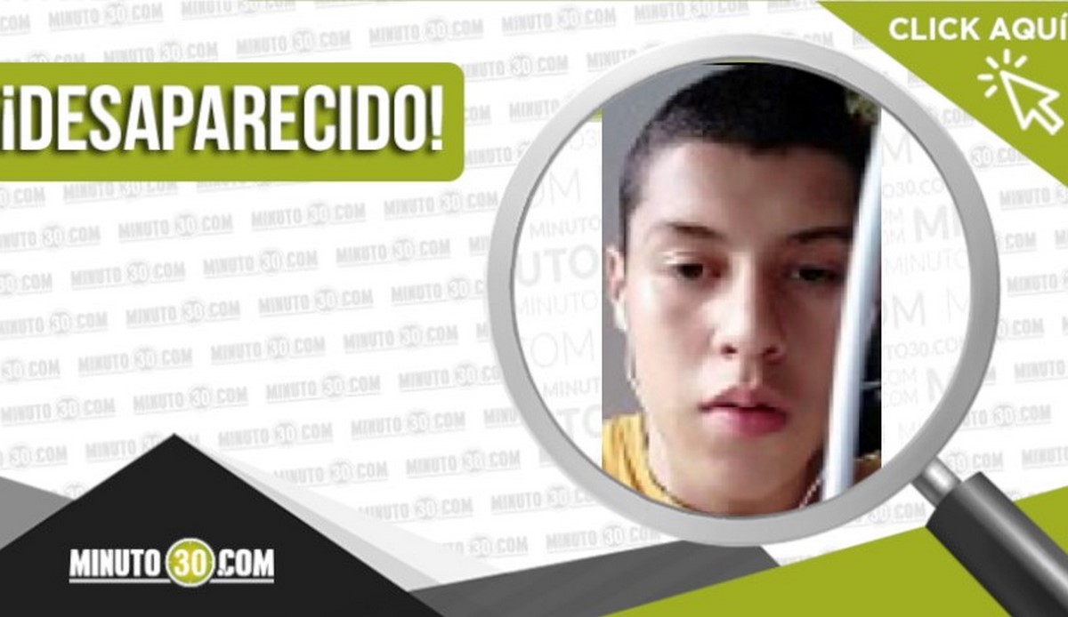 Juan Pablo Bedoya García de 16 años está desaparecido 1 Juan Pablo Bedoya García desaparecido
