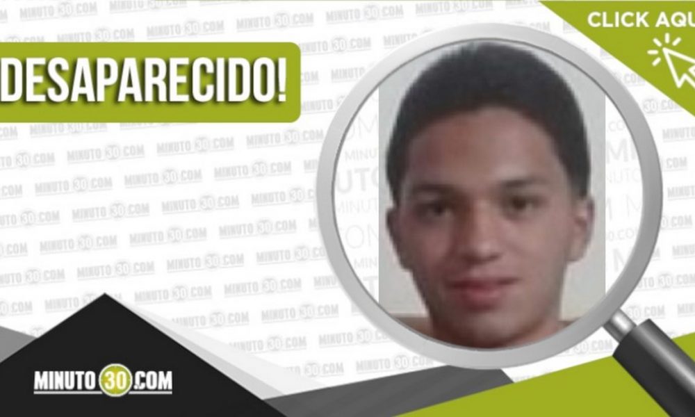 Cristian Camilo Amariles Ospina desaparecido