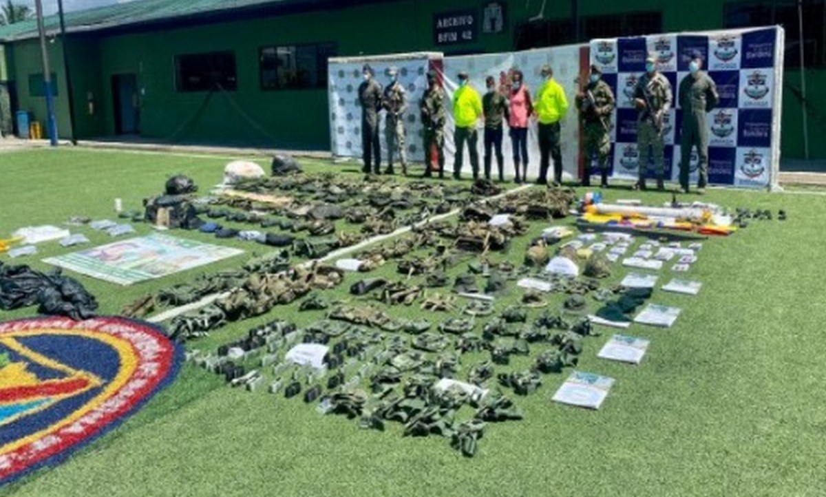 Destruyeron campamento de entrenamiento de las disidencias de las Farc en Timbiquí, Cauca 1 disidencias farc timbiqui campamento
