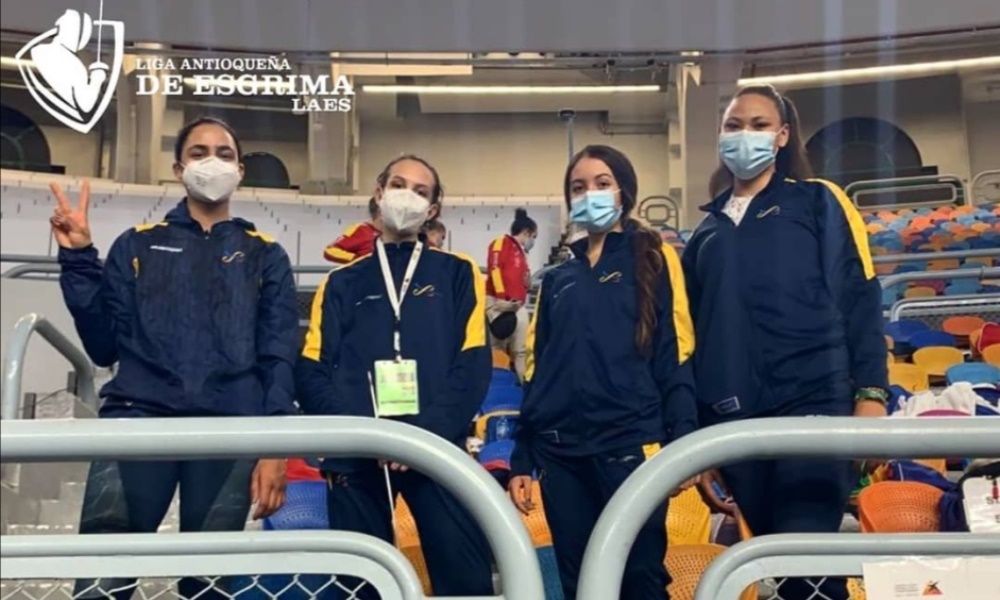 ¡Dos son paisas! El Equipo Femenino de Espada de Colombia ocupó el sexto lugar en el Mundial Juvenil de Esgrima 1 esgrima espada juvenil colombia