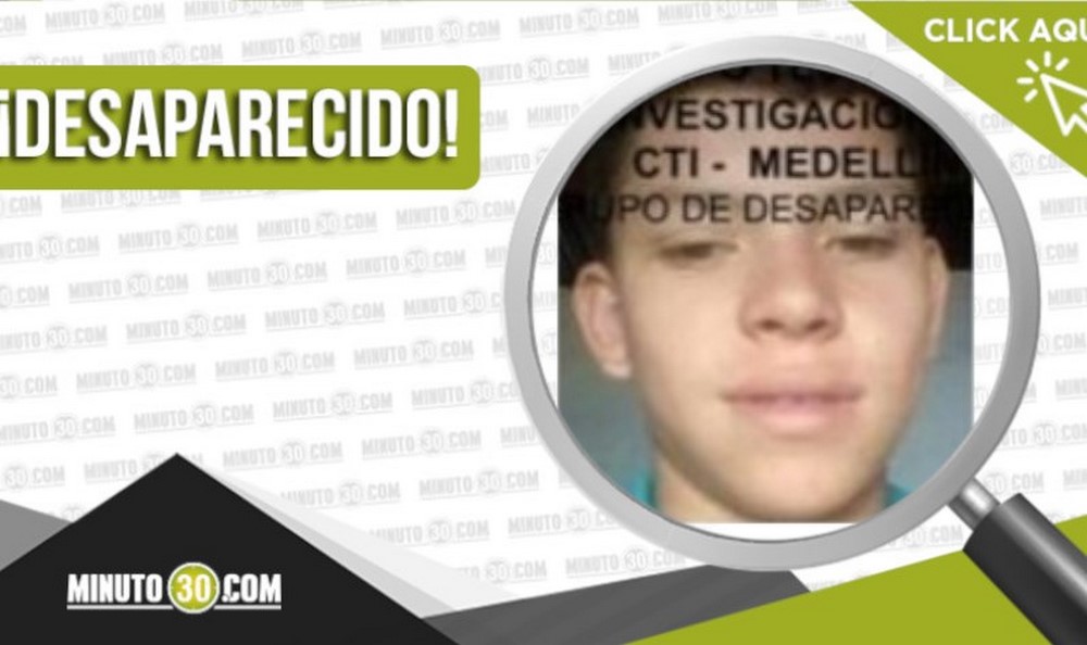 Esteban de Jesús Jaramillo Mazo de 15 años está desaparecido, estaba en Manrique La Honda