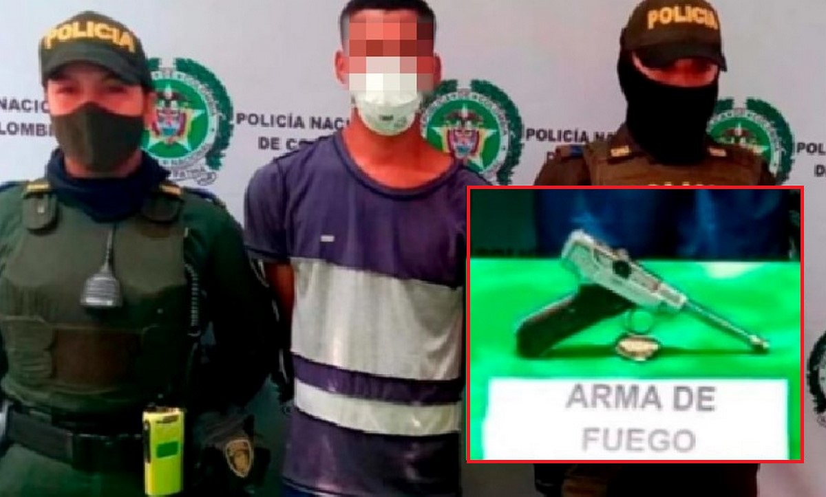 Ladrón hurtaba en Cartagena con una costosa e histórica pistola Ladrón hurtaba en Cartagena con una costosa e histórica pistola
