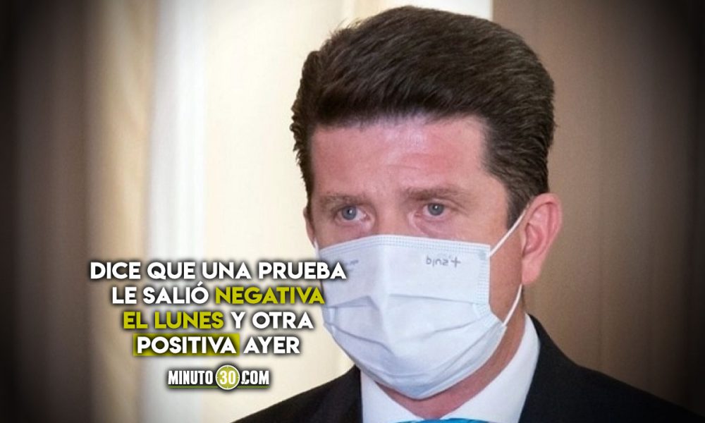 Ministro de Defensa Diego Molano estará en aislamiento preventivo por síntomas Covid