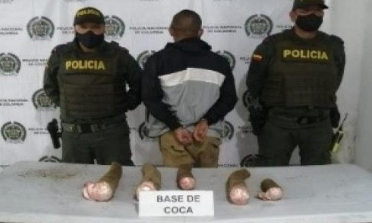 ¡No era mercado!, llevaba 'revuelto' cargado de base de coca 1 revuelto mercado base de coca