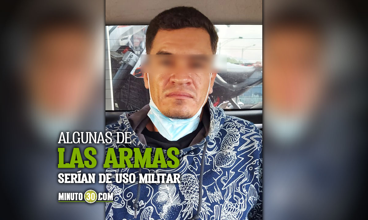 A la cárcel alias "Pireli", es acusado de guardar armas de fuego en una casa en de la Comuna 5 de Medellín 1 A la cárcel alias "Pireli", es acusado de guardar armas de fuego en una casa en de la Comuna 5 de Medellín