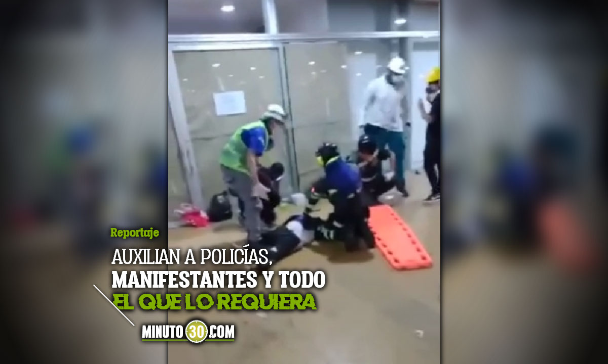 Video: APH Humanitario, el grupo que da la vida por salvar los heridos que deja el paro nacional 1 APH Humanitario