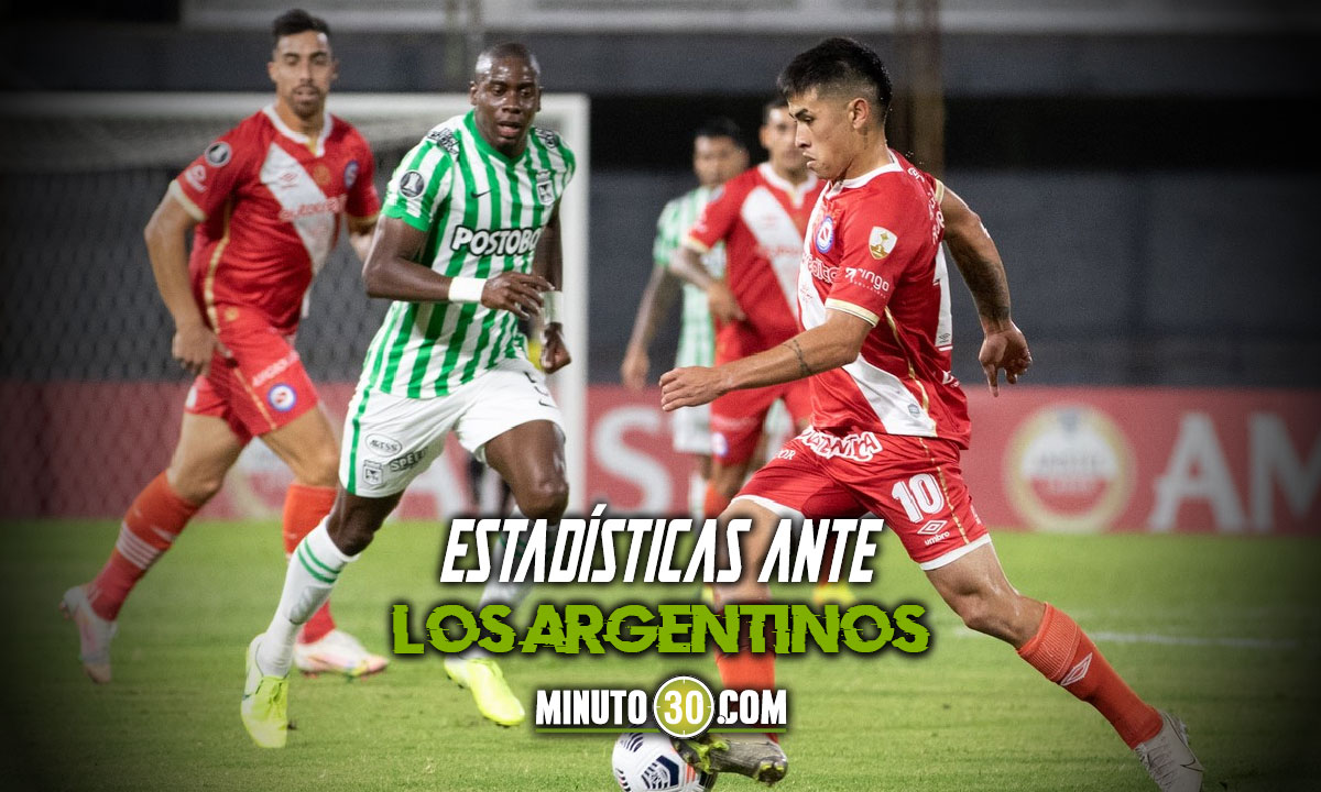 Así le ha ido a Atlético Nacional frente a los equipos de Argentina 1 Asi le ha ido a Atletico Nacional frente a los equipos de Argentina