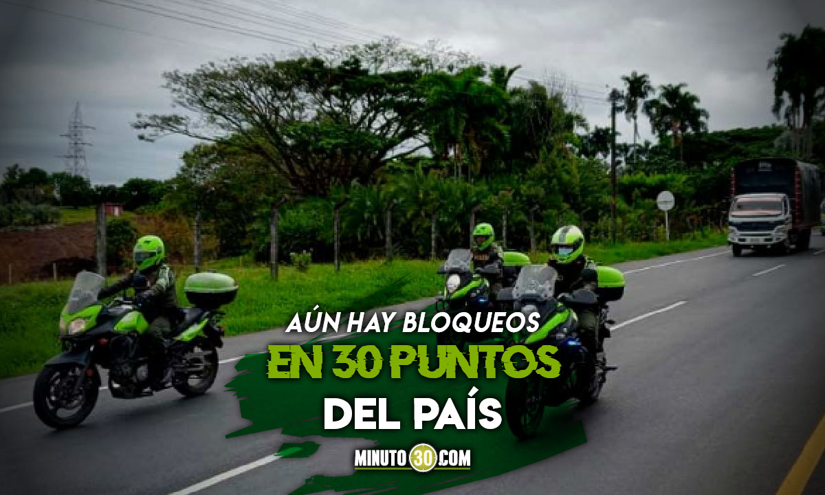 Autoridades han desbloqueado 508 vías en Colombia 1 Autoridades han desbloqueado 508 vías en Colombia