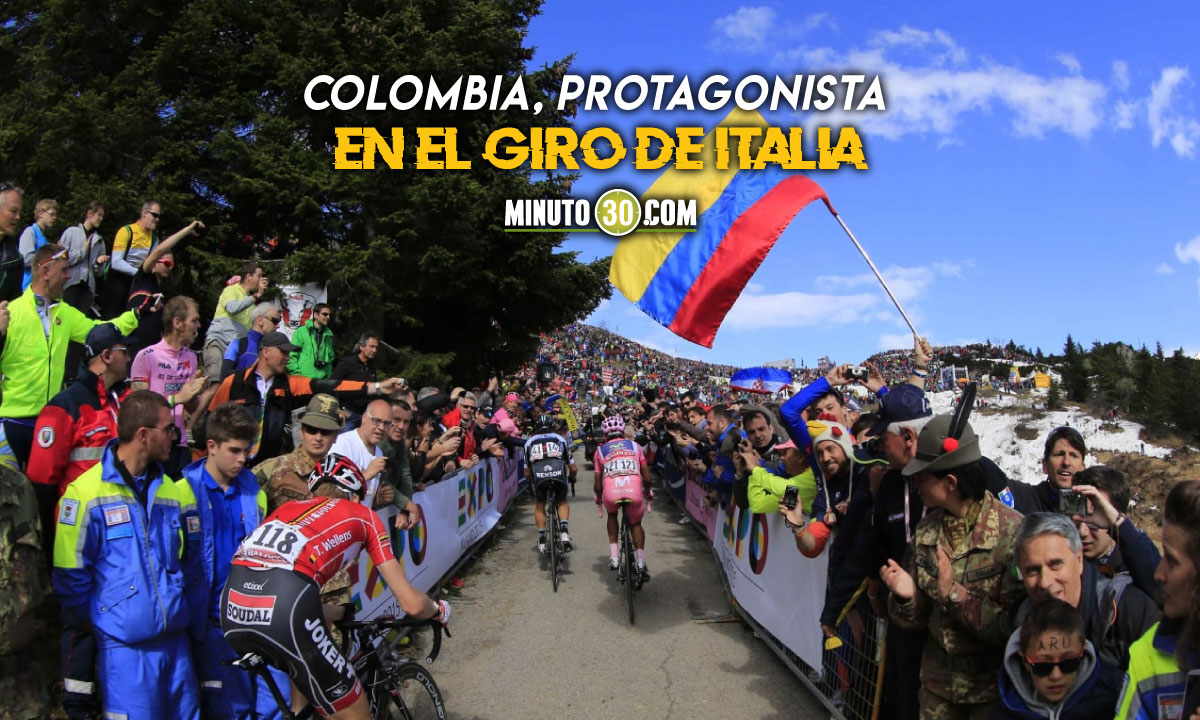 Ciclistas colombianos, con notorio apoyo de sus compatriotas 1 Ciclistas colombianos recibe de cerca el apoyo de sus compatriotas