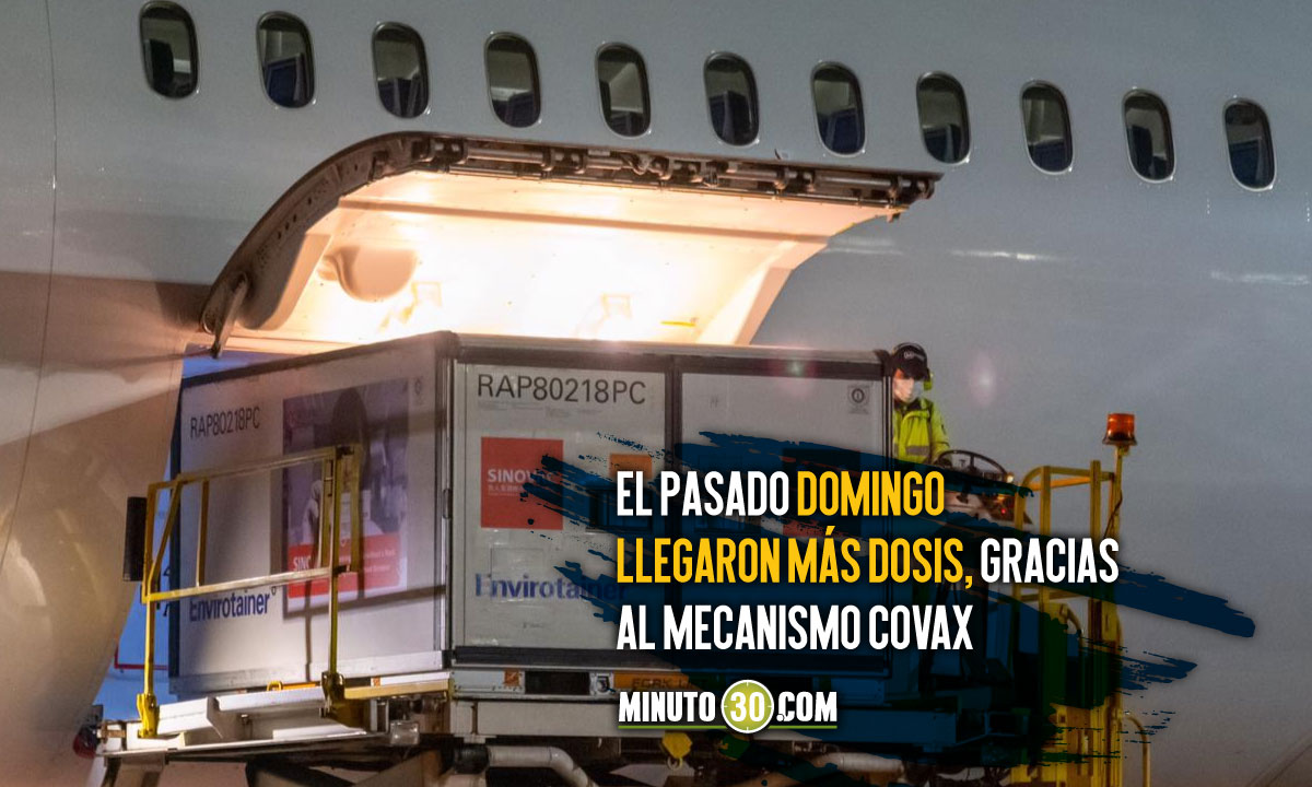 Colombia superó las 13 millones de vacunas recibidas, tras lote de un millón de Sinovac 1 Colombia supero las 13 millones de vacunas recibidas tras lote de un millon de Sinovac