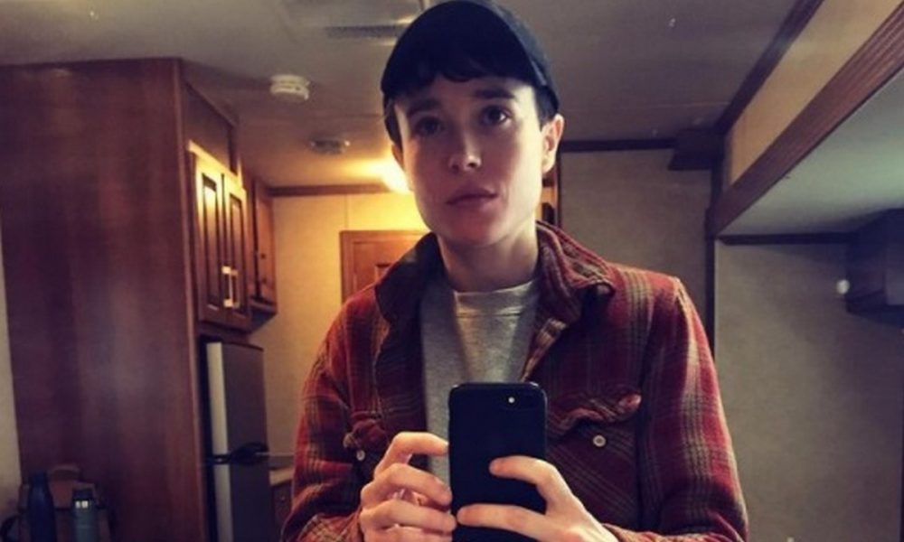 Elliot Page compartió su primera foto sin camisa, ¿Y sus pechos?