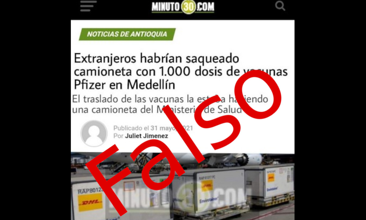 Circula falsa información a nombre de Minuto30 1 Circula falsa información a nombre de Minuto30