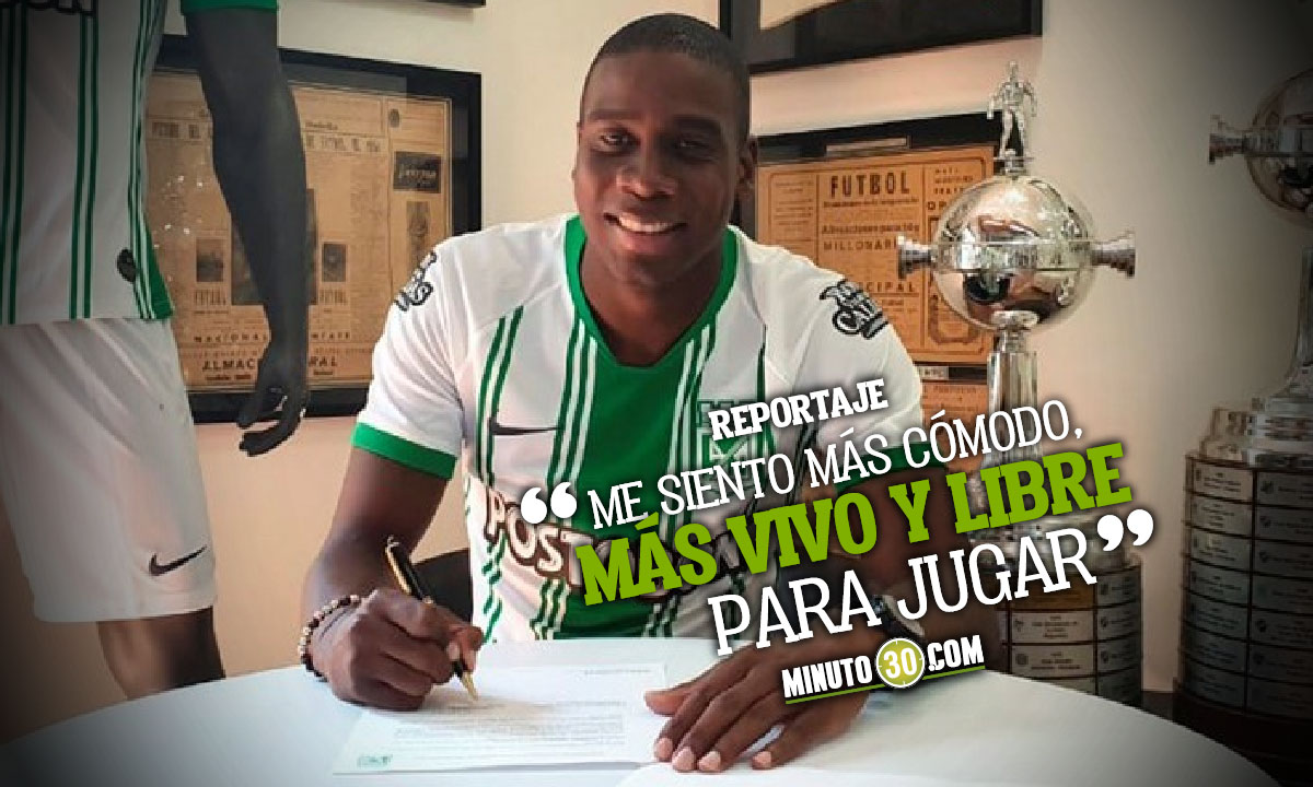 Geisson Perea siente que tiene mucho por dar en Atlético Nacional 1 Geisson Perea siente que tiene mucho por dar en AtlEtico Nacional 1