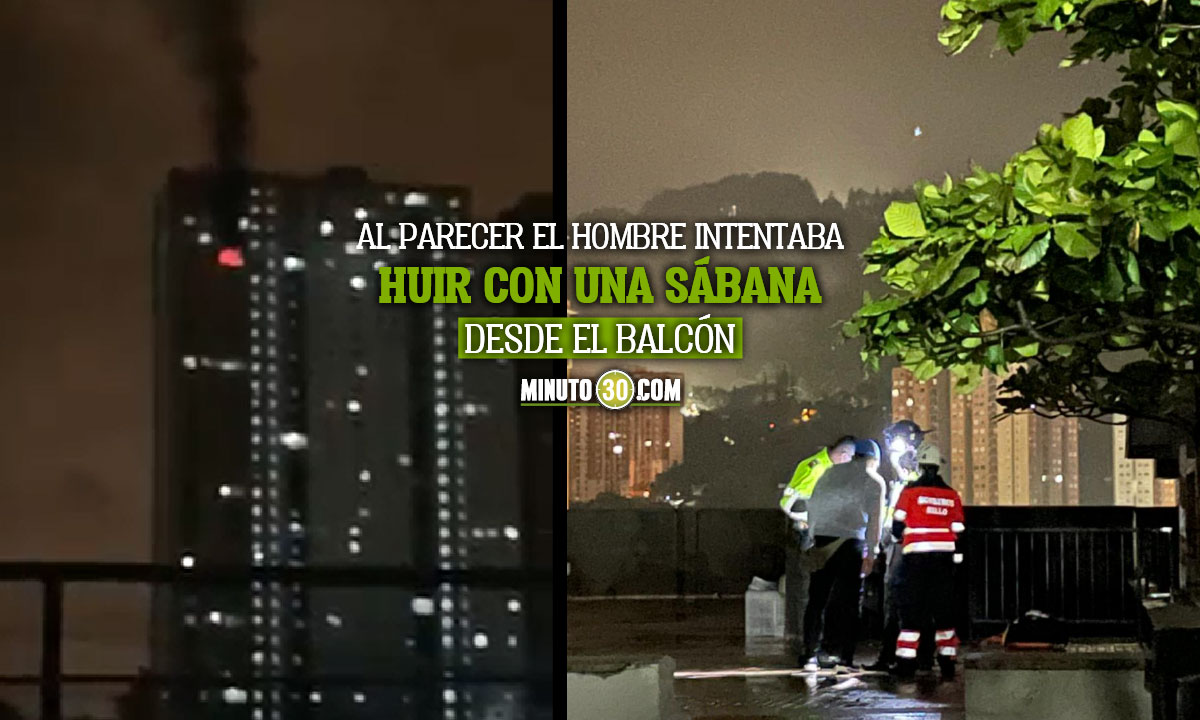 EN VIDEO: ¡Qué horror! Hombre cayó desde un piso 28, cuando se incendiaba su apartamento 1 Cabañitas