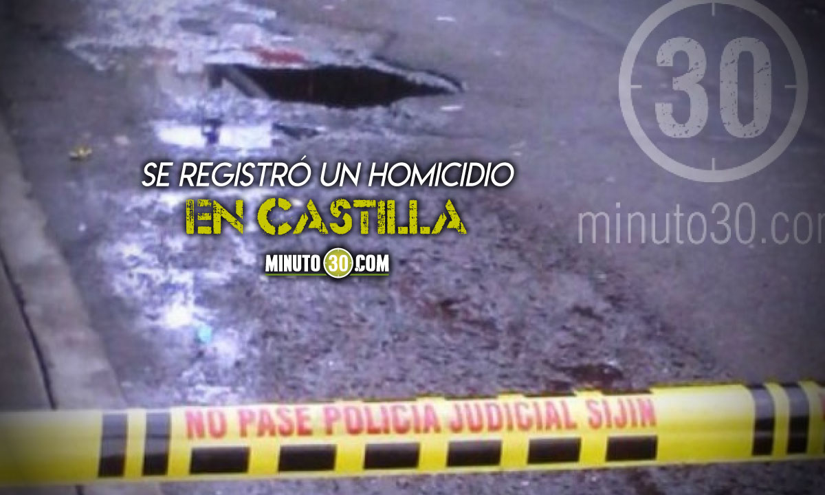 Estaba viendo jugar fútbol a unos ‘pelados’ en la calle, cuando llegó un sicario y se ‘lo bajó’ a bala 1 Castilla