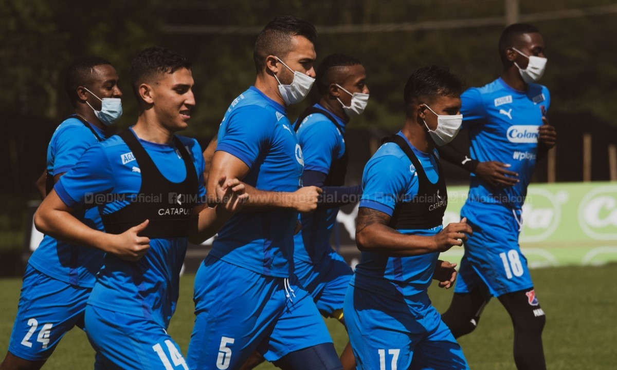 Independiente Medellín también paró sus entrenamientos habituales, este miércoles 1 Independiente Medellin entrenamiento