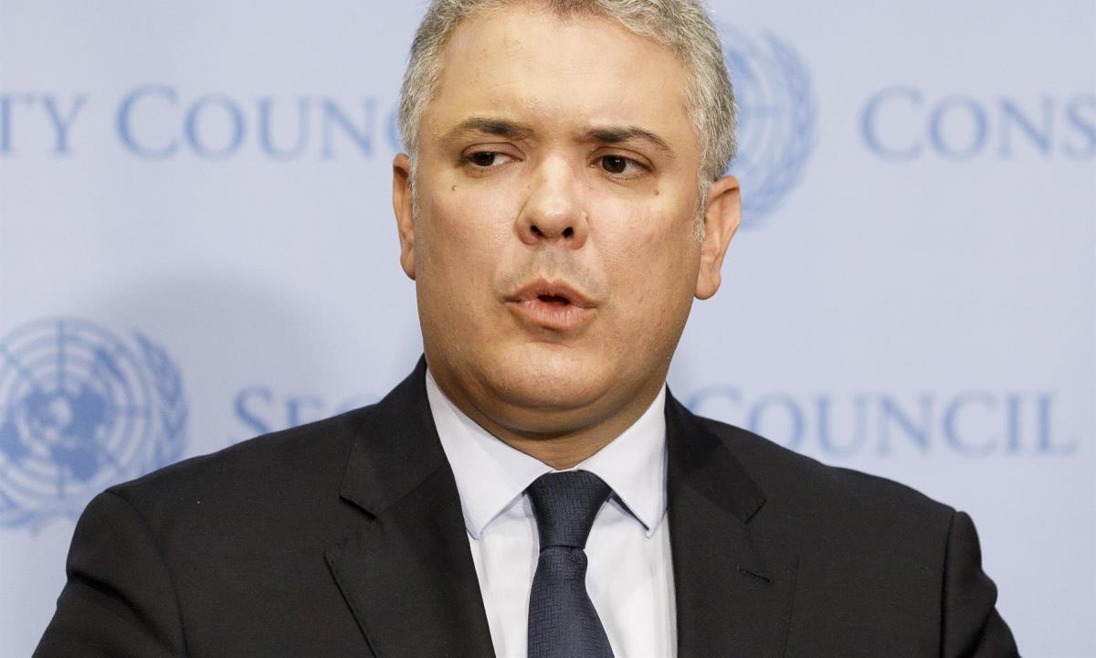 Iván Duque traslada a la ONU su compromiso con un diálogo nacional en Colombia 1 En la imagen, el presidente de EE.UU., Iván Duque. EFE/Justin Lane/Archivo