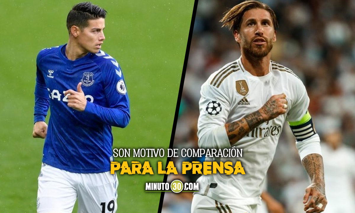 James Rodríguez y Sergio Ramos, con contrastantes reacciones, ante imposibilidad de jugar con sus selecciones 1 James Rodriguez y Sergio Ramos con contrastantes reacciones ante imposibilidad de jugar con sus selecciones