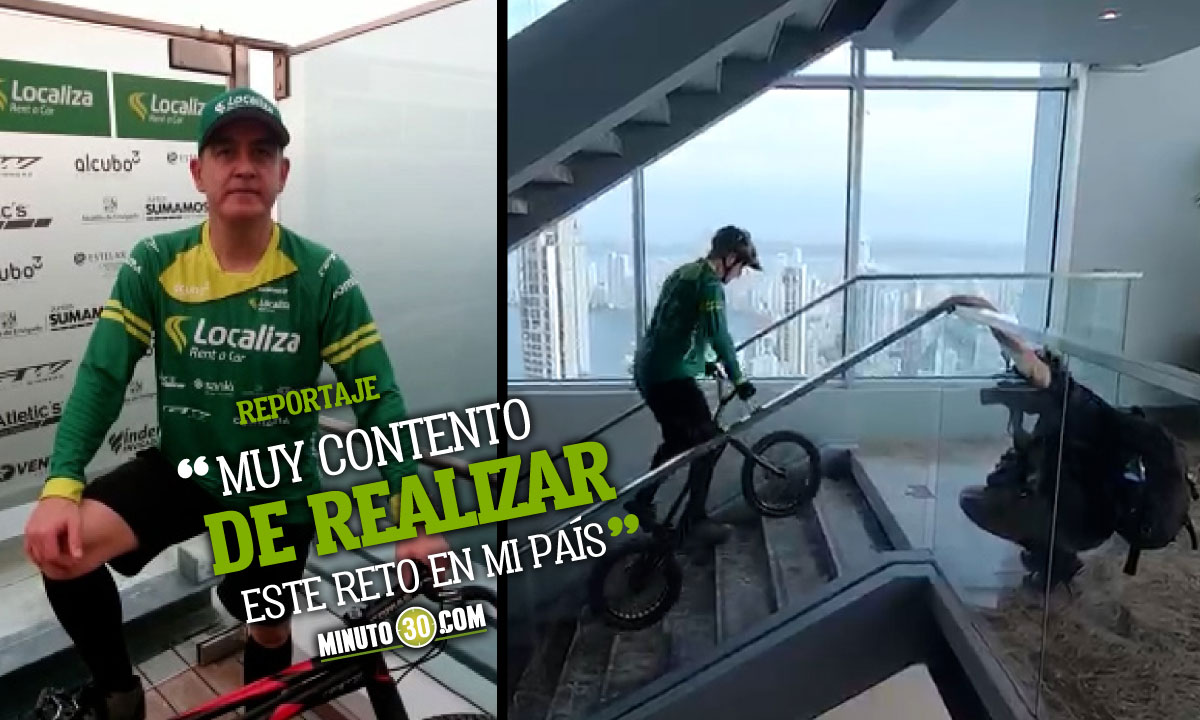 Javier Zapata compartió la alegría de haber logrado un nuevo récord 1 Javier Zapata compartio la alegria de haber logrado un nuevo record