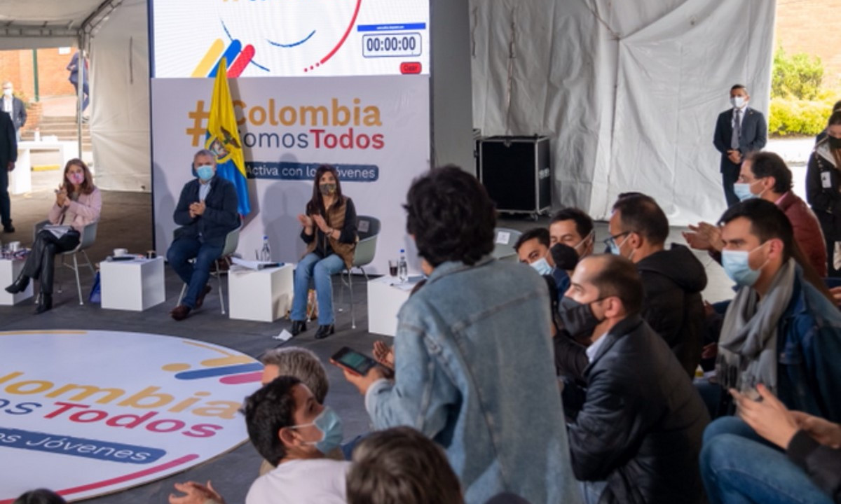 Iniciaron los diálogos entre jóvenes y el Presidente Duque 5 Iniciaron los diálogos entre jóvenes y el Presidente Duque