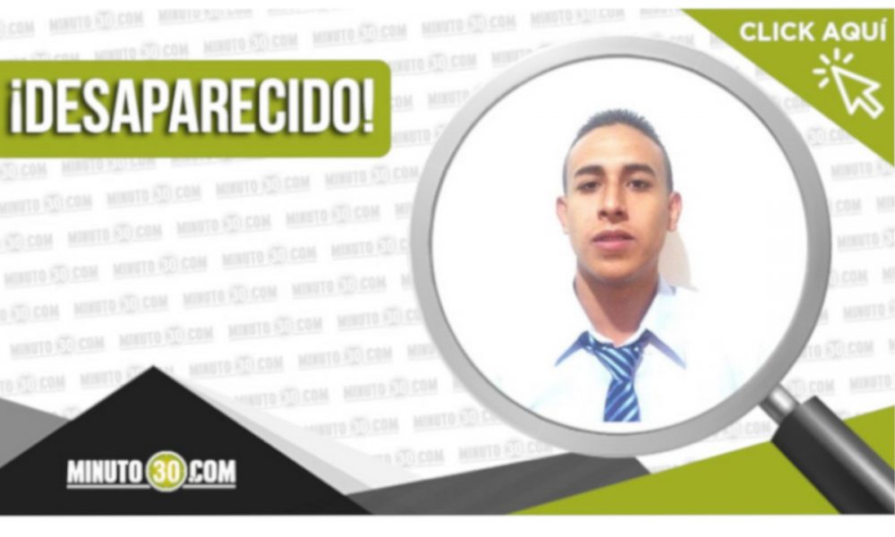 Juan Pablo Rojas Agudelo está desaparecido en Caldas Antioquia