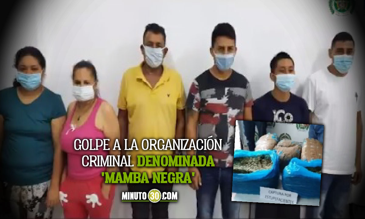 Video: Cárcel para 7 presuntos integrantes de 'Mamba Negra', dedicada al tráfico de estupefacientes 1 Cárcel para 7 presuntos integrantes de 'Mamba Negra'