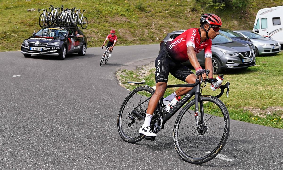 Thomas, "Supermán" López, Quintana y Enric Mas en el ensayo general del Tour 1 Nairo Quintana 1