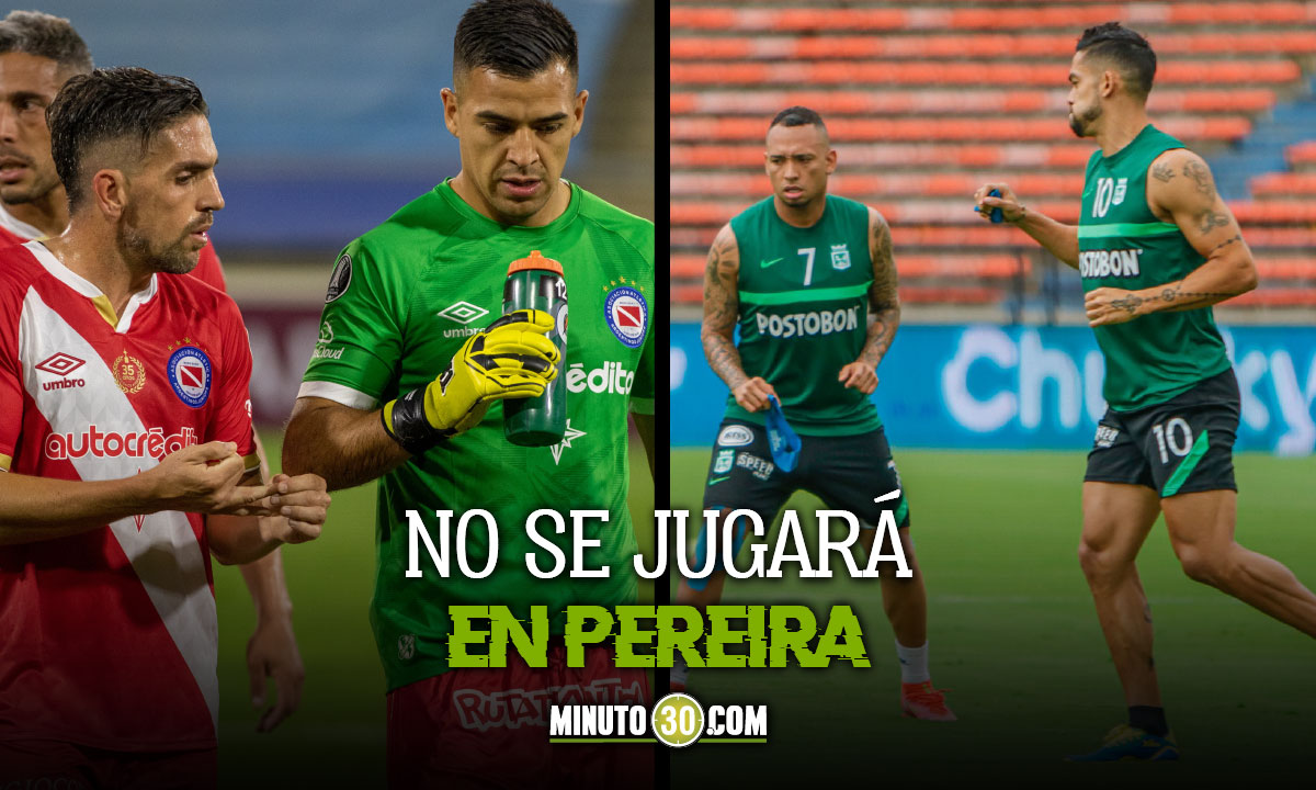 Partido entre Atlético Nacional y Argentinos, con sede tentativa 1 Partido entre Atletico Nacional y Argentinos con sede tentativa