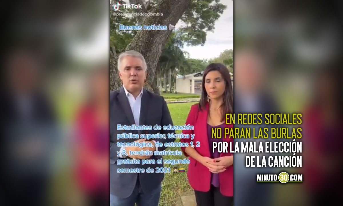 EN VIDEO: ¡Qué metida de pata! Presidencia usó canción que habla de masacre para TikTok 1 Tiktok