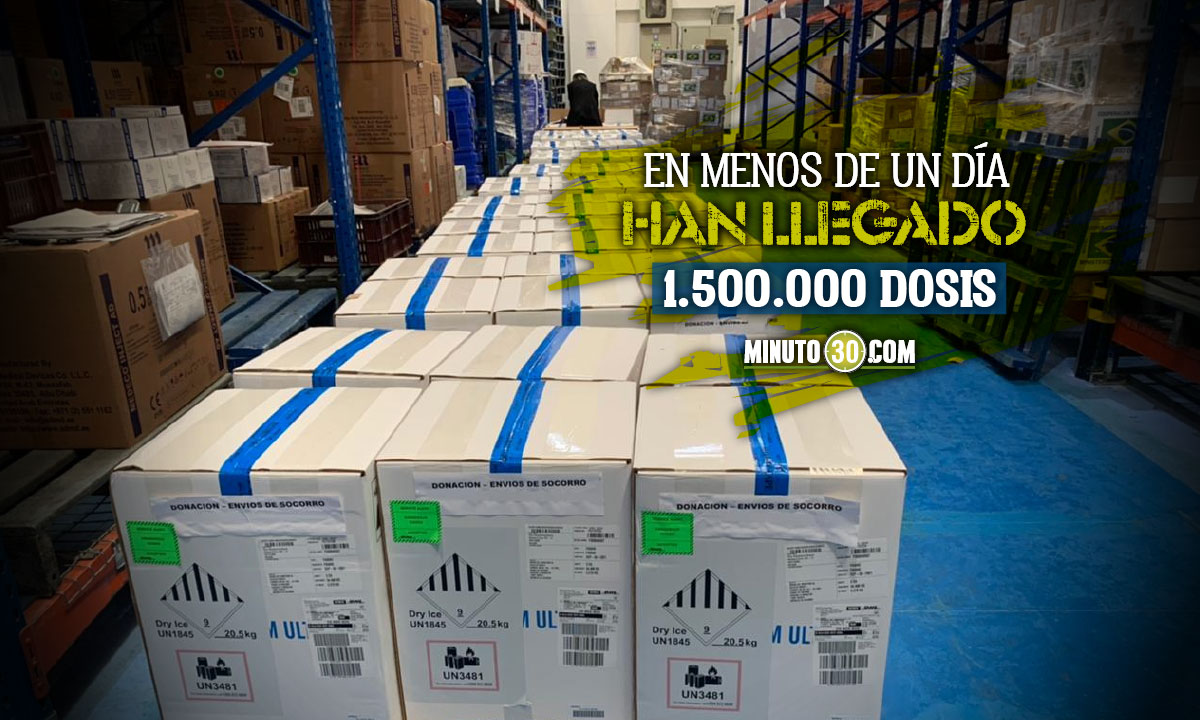 Video: ¡Siguen llegando! Más de medio millón de dosis de Pfizer llegaron a Colombia 1 Pfizer