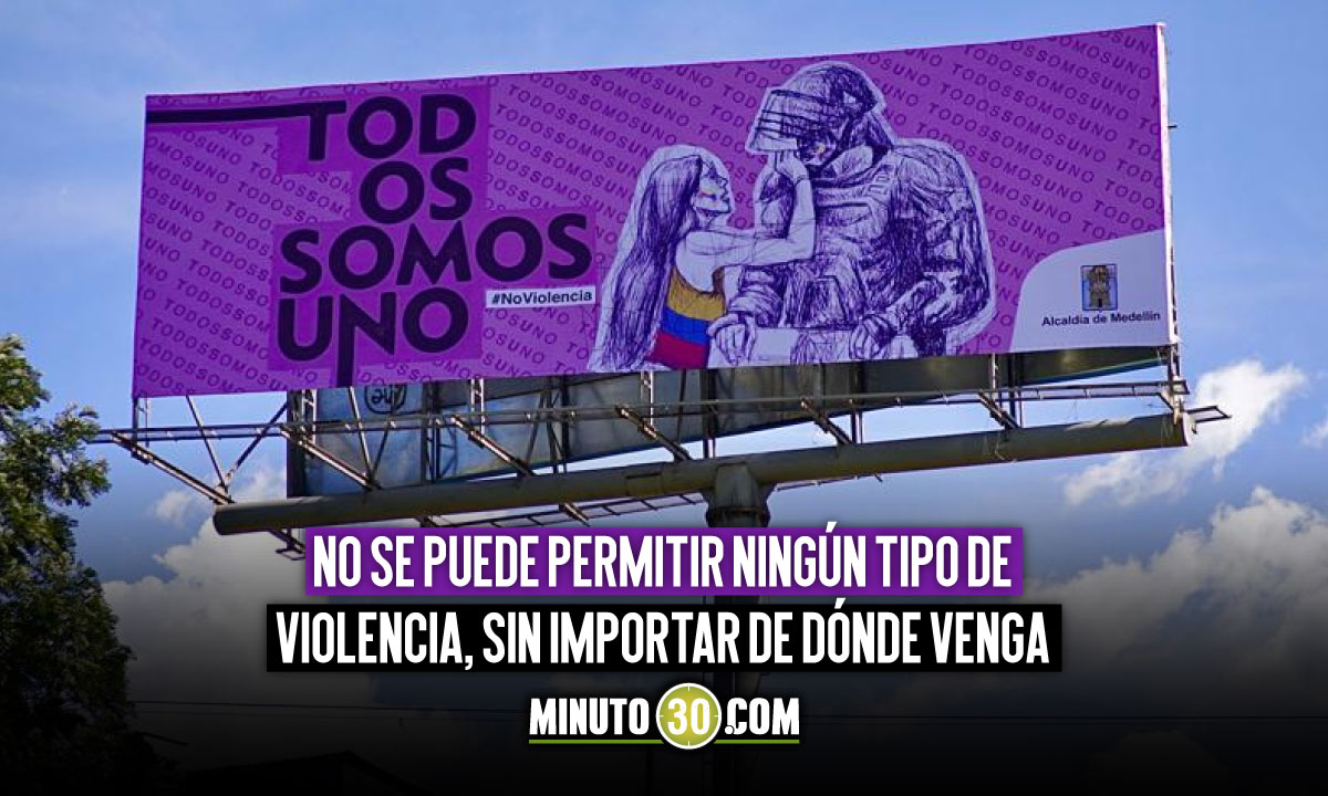 "Todos somos uno", la reflexión a la que invita Medellín, en medio del Paro Nacional 1 Todos somos uno la reflexion a la que invita Medellin en medio del Paro Nacional