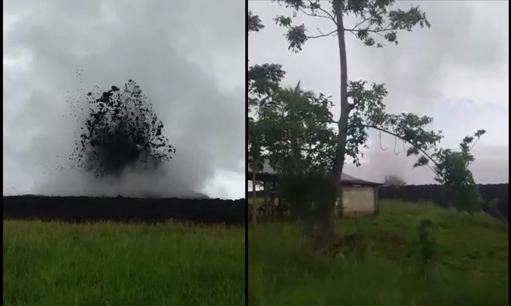 [Video]Familias fueron evacuadas debido a la erupción de un volcán en Necoclí, Antioquia