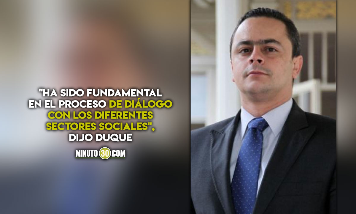 Duque designó a Juan Camilo Restrepo Gómez como nuevo Comisionado para la Paz 1 Juan Camilo Restrepo Gómez como nuevo Comisionado para la Paz