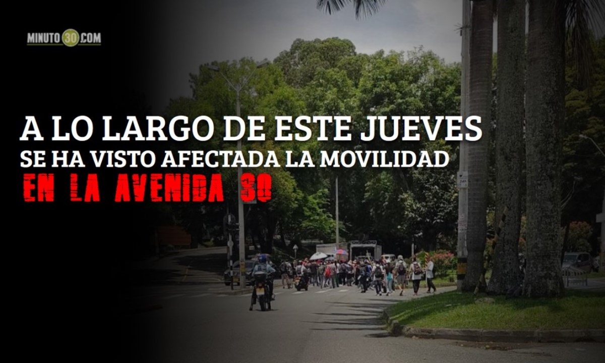 ¡OJO! Tres importantes vías de Medellín cerradas por manifestaciones 1 avenida 80 movilidad