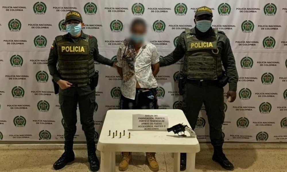 Capturado en Campamento por porte ilegal de armas de fuego