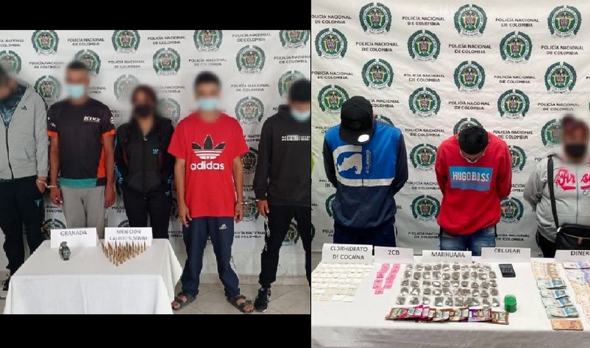 En La Unión, Amagá y Angelópolis capturaron a 8 con una granada y estupefacientes 1 En La Unión, Amagá y Angelópolis capturaron a 8 con una granada y estupefacientes