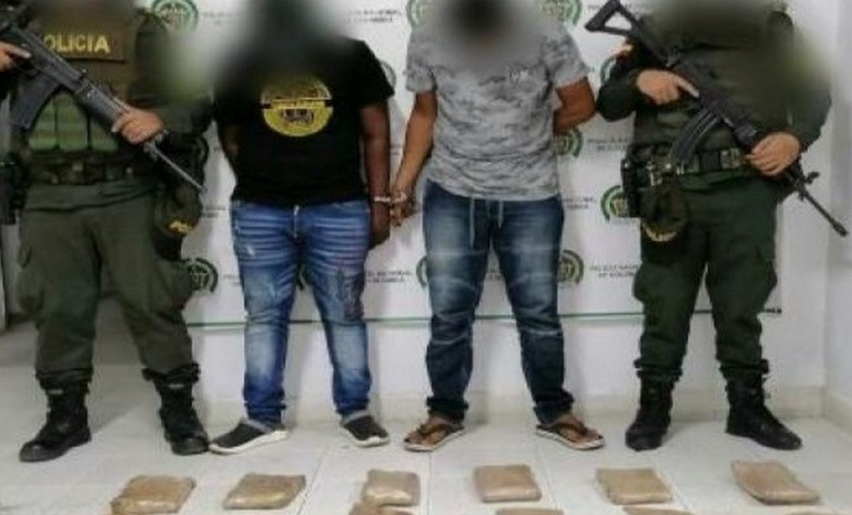 Iban en un carro en el Urabá Antioqueño con 12.780 gramos de marihuana 1 capturados uraba antioqueno