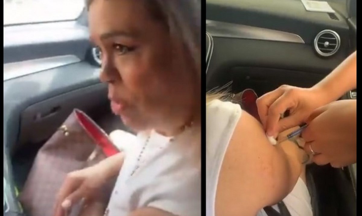 VIDEO. Le dijo a su madre que la llevaría a un concierto pero era para vacunarla contra covid 1 covid vacuna mama engano