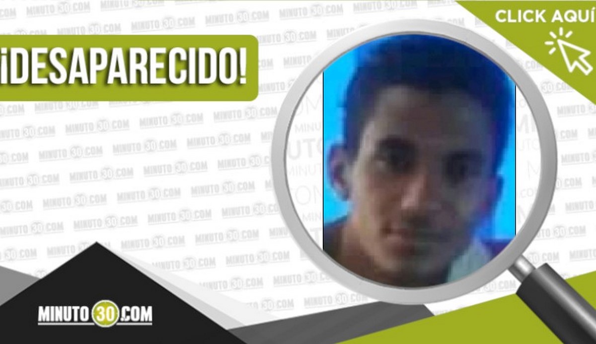 Cristian Jesús Pabón Patiño de 18 está desaparecido Minuto30