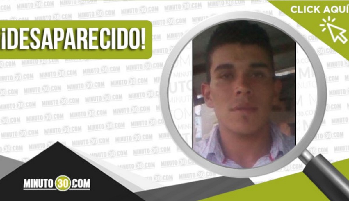 Jeisson Gómez Martínez desapareció en Medellín el pasado 25 de mayo 1 Jeisson Gómez Martínez desaparecido