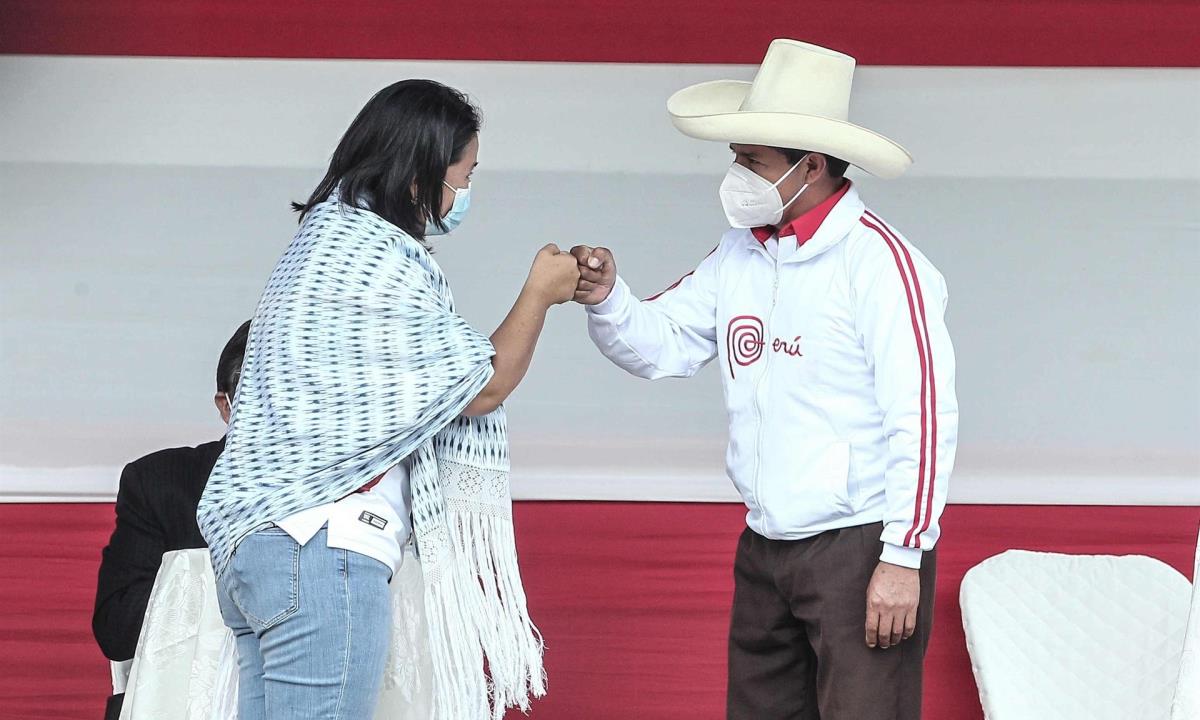 La distancia entre Castillo y Fujimori ante el balotaje en Perú cae a 5 puntos 1 elecciones peru,