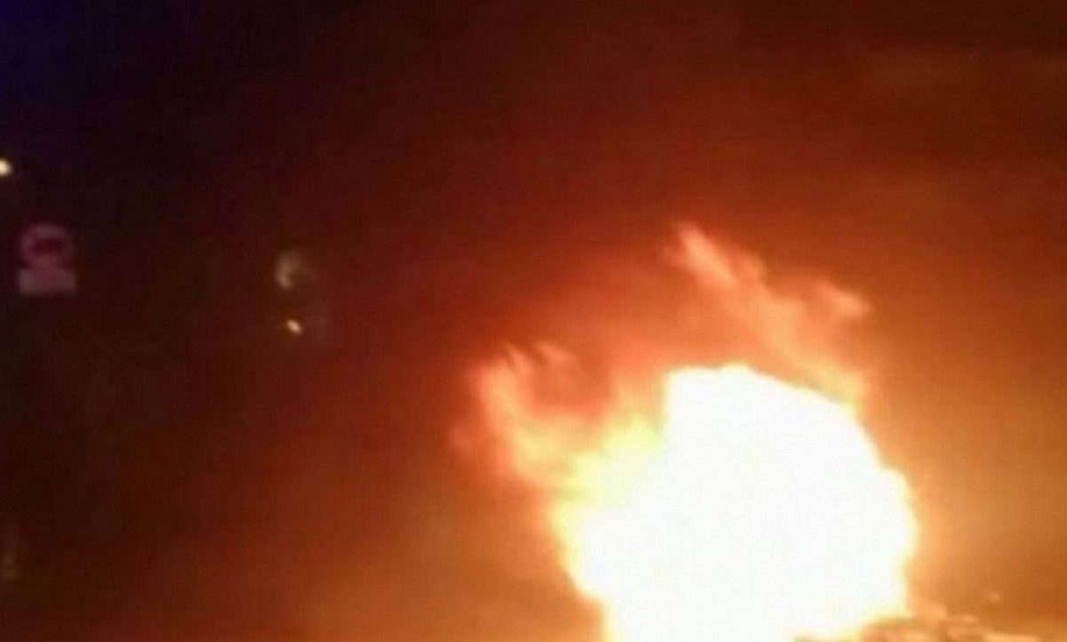 Cogieron a alias “Cristian”, habría incinerado una motocicleta policial 1 fuego quemando