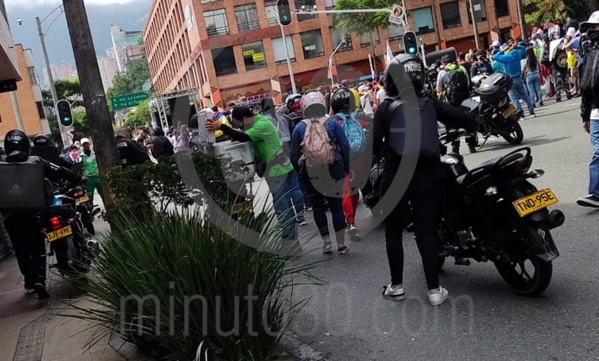Ojos si va para El Poblado, así están las vías por marchas en Medellín 5 marcha 22 mayo u