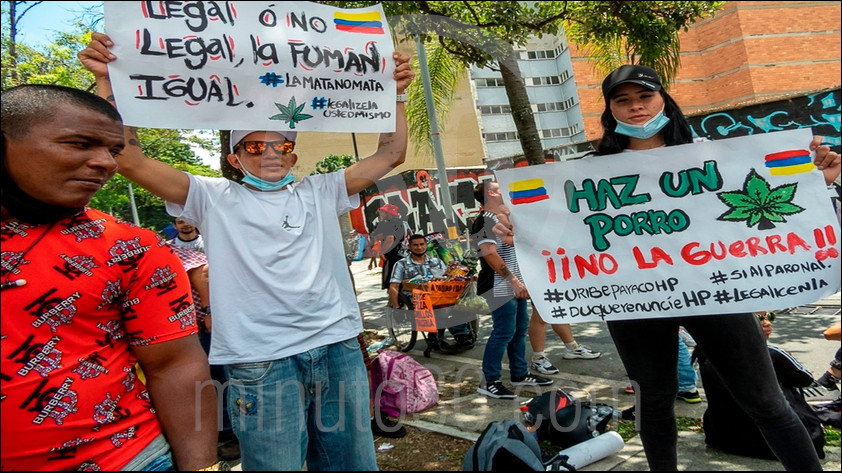 marcha cannabica-Medellín