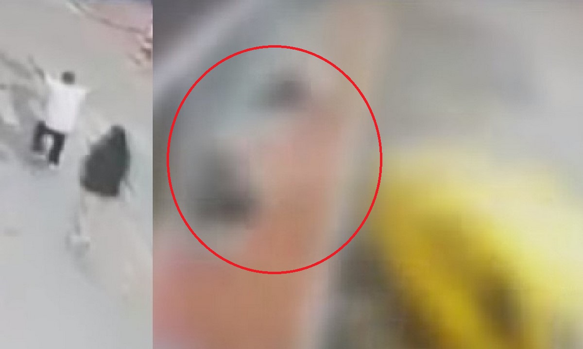 VIDEO: ¡Brutal! Taxista se llevó por delante a una pareja en medio de una riña 1 Taxista atropelló a una pareja en medio de una riña