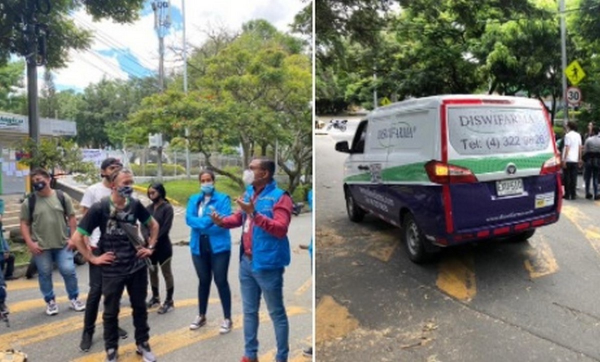 FOTOS: Personería medió para que manifestantes dieran paso a pacientes en Clínica Cardio VID 1 Personería medió para que manifestantes dieran paso a pacientes en Clínica Cardio VID