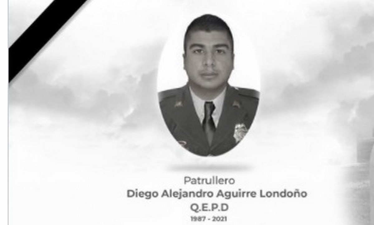 Se conoce la identidad del policía asesinado en Santa Fe de Antioquia 1 policia santa de antioquia