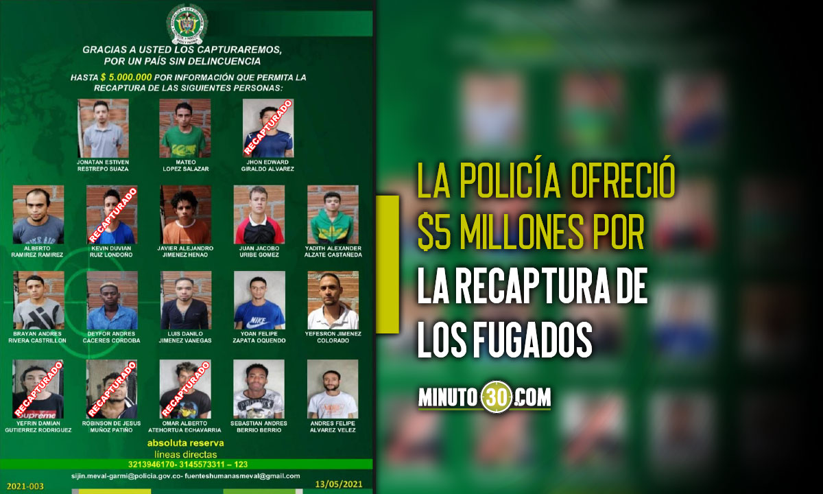 VIDEO: ¡Atención! Recapturaron a cinco de los 18 que se fugaron de la estación de Policía de Manrique 1 Recapturaron a 5 de 18 fugados de estación policía Manrique